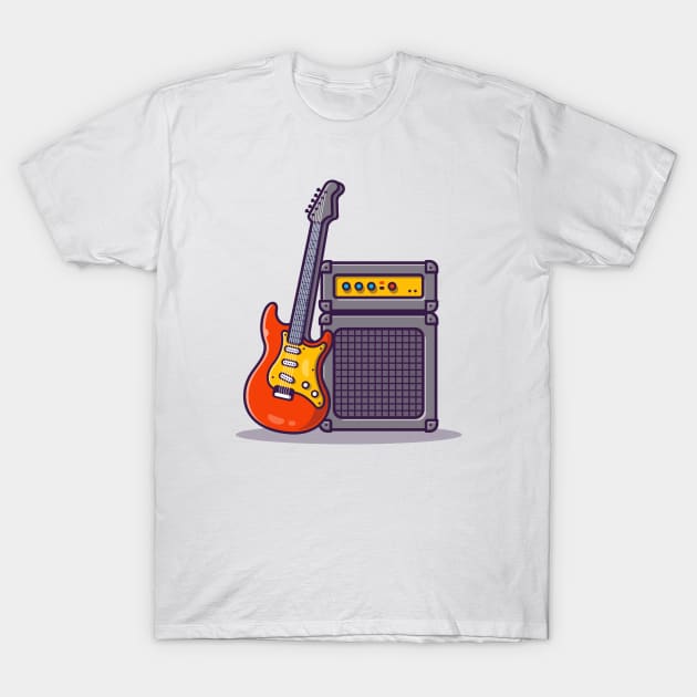 Guitar And Sound System T-Shirt by Catalyst Labs